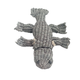 Platypus / Elegant gold-tone keyring
