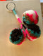 3 Pompoms Pink