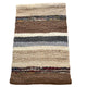 Door Mat 70cm x 50cm / Brown & White