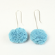 Aqua - Silver 925 hook / Small