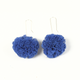 Navy blue - Silver 925 hook / Large