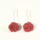 Magenta - Silver 925 hook / Small