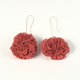 Magenta - Silver 925 hook / Large