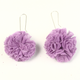 Purple - Silver 925 hook / Large