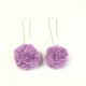Purple - Silver 925 hook / Small