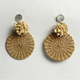 Amber 'iraca' / Silver 925 stud