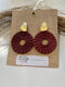 Vino 'iraca' - ETA mid Dec 25 / Bronze 24k Colombian gold plated stud