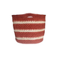 Cognac tone & Beige / H 26cm x Diam 26cm