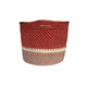 Cognac tone & brown / H 26cm x Diam 26cm