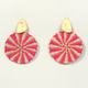 Fuchsia 'iraca' - ETA mid Dec 25 / Bronze 24k Colombian gold plated stud