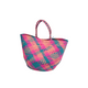 Iraca Palm Handwoven 'Luxe' Hand Basket with Tied Closures Ethically and Sustainably Sourced