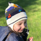 Hand-Applique and Embroidered Kids Beanies Ethically and Sustainably Sourced