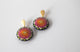 Wooden Wheat-Veneer Handcrafted Earrings Ethical and Sustainably Sourced