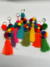 Wayuu Tribal Hand-Crocheted Cutest Pom-Pom Styles Keyrings Ethically and Sustainably Sourced