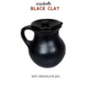 La Chamba Black Clay Hot Chocolate Jug Ethically and Sustainably Sourced Black Clay