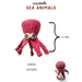 Handwoven Sea Creatures Brooches, Charms and Keyrings - Iraca Palm | Handwoven in Colombia - Casa Bonita