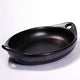 La Chamba Black Clay Roasting Pans with Handles Ethical and Sustainable Black Clay