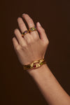 South American Amethyst Quartz Rings | 24k Gold-Plated — Casa Bonita