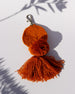 Wayuu Disc & Pom-Pom Keyrings | Handwoven Colombia — Casa Bonita