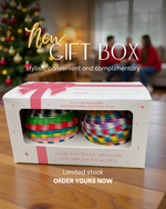 Iraca Palm Handwoven Luxe Christmas Baubles and Interior Décor Gift Box