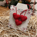 Handwoven Heart Charms | Iraca Palm, Colombia - Casa Bonita