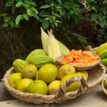 Handwoven Gaita Palm Serving Tray | Water Resistant Colombian Homewares — Casa Bonita