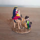 Christmas Family H 10cm - Iraca straw