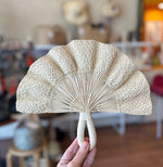 Iraca Palm Handwoven 'Luxe' Fans