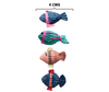 Handwoven Fish Brooches, Charms and Keyrings - Iraca Palm | Handwoven in Colombia - Casa Bonita
