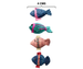Handwoven Sea Creatures Brooches, Charms and Keyrings - Iraca Palm | Handwoven in Colombia - Casa Bonita