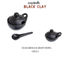 La Chamba Black Clay Guacamole and Gravy Bowl with Lid and Spoon Ethically and Sustainably Sourced Black Clay
