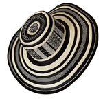 Sombrero Vueltiao - Traditional Unisex Rollable Cane 14cm Brim Ethically and Sustainably Sourced