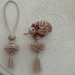 handwoven echidna charms with tassel