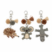 handwoven animal keyrings