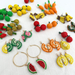 Iraca Palm Mini Fruit Charms (3cm) | DIY Jewellery & Keyrings — Casa Bonita