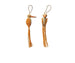 Pair of orange bird charms
