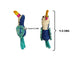toucan shaped brooch with measurements 