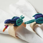 Handwoven Iraca Palm Bird Napkin Rings | Colombia - Casa Bonita