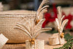 Handwoven Coconut Palm Napkin Rings | Iraca Palm - Casa Bonita