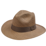 Artisan Handwoven Iraca Palm Fino Fedora Panama Hat Unisex Wide Brim Hat UPF 40+ Ethically and Sustainably Sourced Vegan Iraca Palm Fedora Panama Hats
