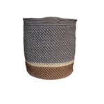 Artisan Hand Crocheted Fique Agave Baskets with Handles Ethically and Sustainably Sourced Vegan Fique Baskets