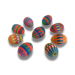Artisan Handwoven Iraca Palm Easter Eggs Ethically and Sustainably Sourced Vegan Iraca Palm Easter Eggs
