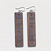 Wooden Wheat-Veneer Handcrafted Earrings Ethical and Sustainably Sourced