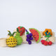 Handwoven Fruit Napkin Rings Set x 2 (4cm) - Iraca Palm | Handwoven in Colombia - Casa Bonita