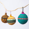 Iraca Palm Handwoven Luxe Christmas Baubles and Interior Décor
